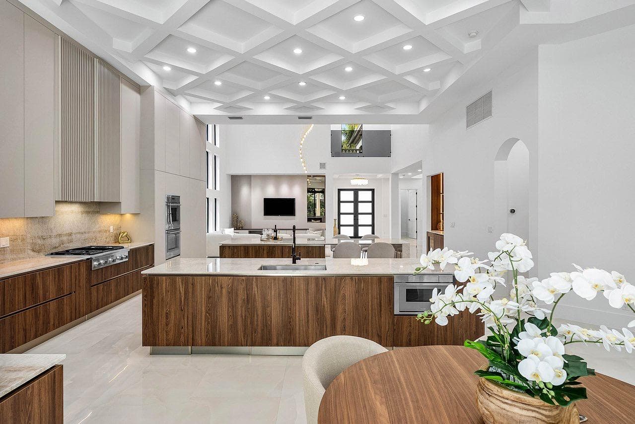 Open Plan Kitchen View
